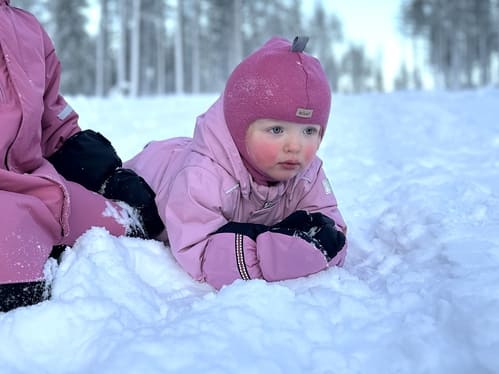Tornedalshandsken - Ljusrosa - Bild 3