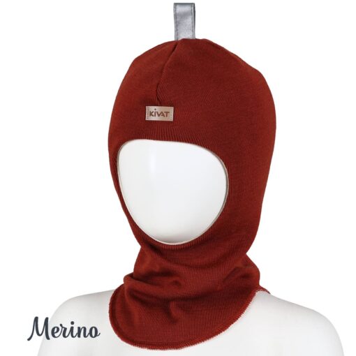 Balaclava i merino/silkeull - Rost