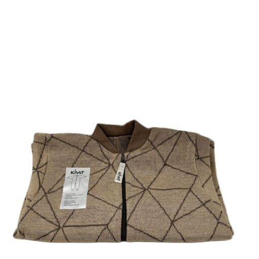 Ulloverall størrelse 110 beige/spinnett