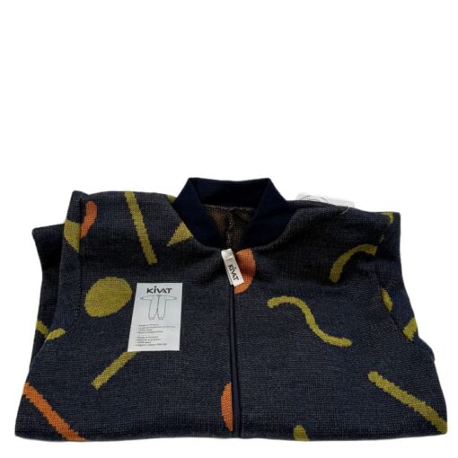 Ulloverall strl 120 mörkblå/mönster