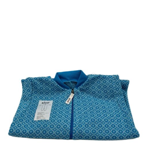 Ulloverall strl 110 ljusblå/bollar