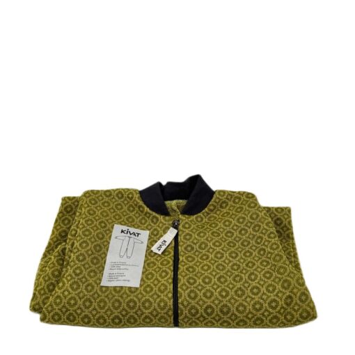 Ulloverall strl 120 gul/grön/cirklar