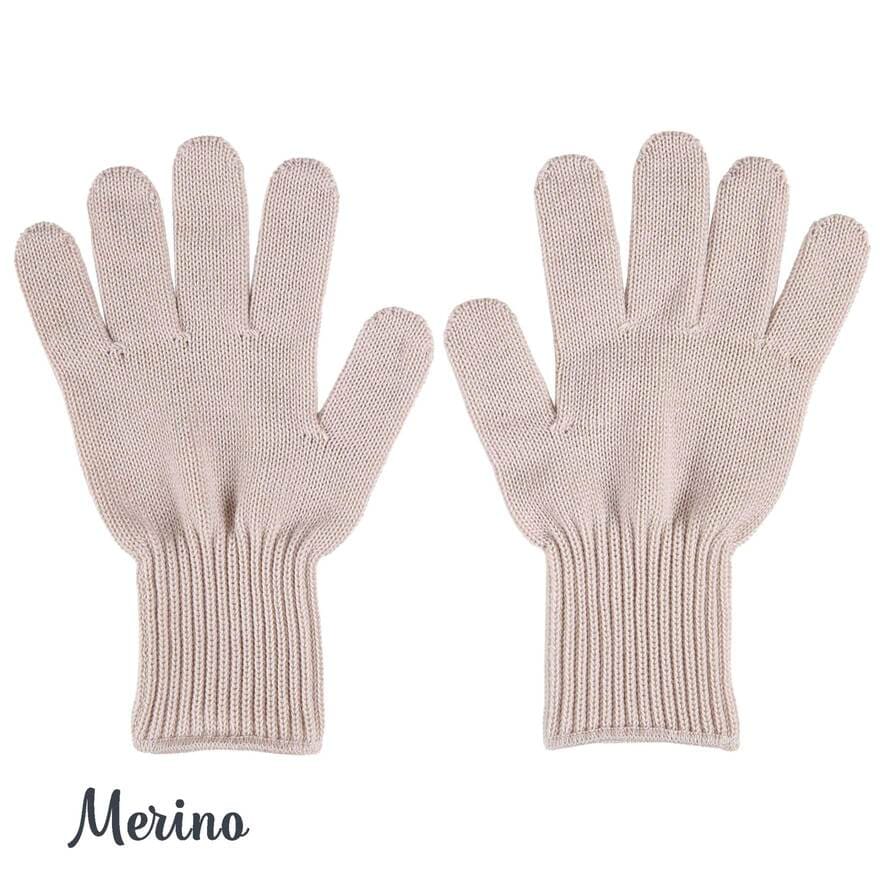 Fingervott Voksen Svart (100 % merinoull) (kopia)
